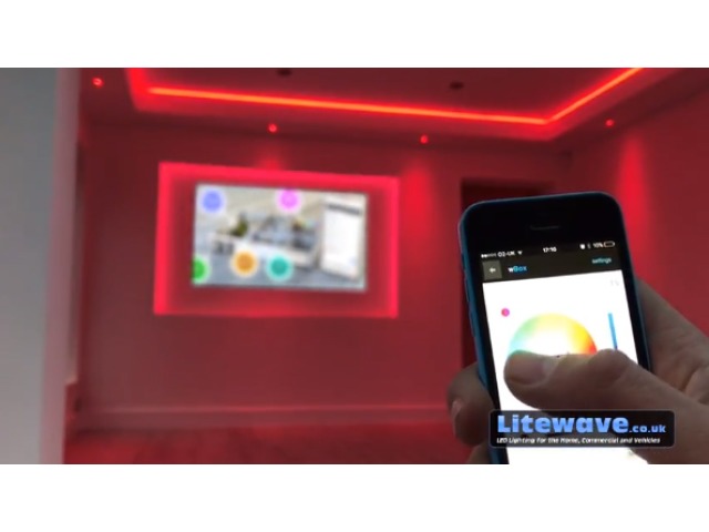 LED Strip Lights controlled from phone or tablet